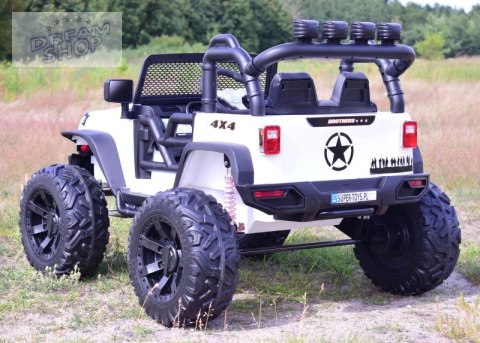 JEEP NA AKUMULATOR BROTHERS , WSPOMAGANIE KIEROWNICY, MIĘKKIE KOŁA, MIĘKKIE SIEDZENIE 24V - 400W/JEEP-JC-666 JEEP NA AKUMULATOR BROTHERS , WSPOMAGANIE KIEROWNICY, MIĘKKIE KOŁA, MIĘKKIE SIEDZENIE 24V - 400W/JEEP-JC-666