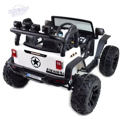 JEEP NA AKUMULATOR BROTHERS , WSPOMAGANIE KIEROWNICY, MIĘKKIE KOŁA, MIĘKKIE SIEDZENIE 24V - 400W/JEEP-JC-666 JEEP NA AKUMULATOR BROTHERS , WSPOMAGANIE KIEROWNICY, MIĘKKIE KOŁA, MIĘKKIE SIEDZENIE 24V - 400W/JEEP-JC-666