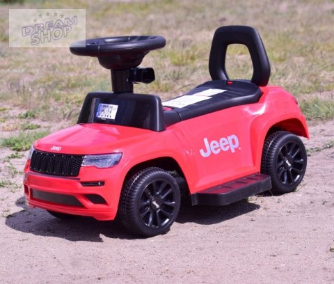 JEŹDZIK, PCHACZ, ODPYCHACZ, POJAZD NA AKUMULATOR- JEEP CHEROKEE, DASZEK ,DŹWIĘKI/JQ606