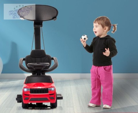 JEŹDZIK, PCHACZ, ODPYCHACZ, POJAZD NA AKUMULATOR- JEEP CHEROKEE, DASZEK ,DŹWIĘKI/JQ606