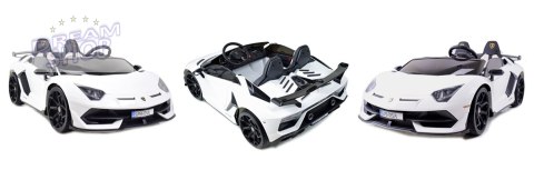 LICENCJONOWANY LAMBORGHINI AVENTADOR SVJ DLA 2 DZIECI, FUNKCJA DRIFTU MIĘKKIE SIEDZENIE, MIĘKKIE KOŁA/SX2028