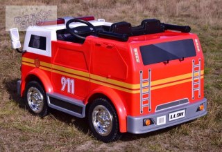 MEGA STRAŻ POŻARNA Z DŹWIĘKAMI, FUNKCJĄ BUJANIA, MEGAFONEM I DODATKOWYM WYPOSAŻENIEM, SUPER WERSJA/LL911