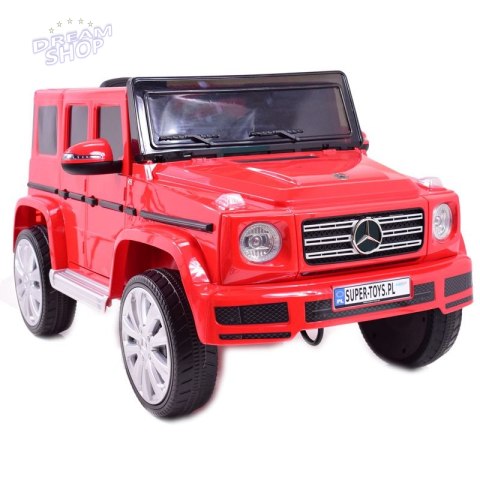 MERCEDES G500 NA AKUMULATOR MIĘKKIE KOŁA EVA, MIĘKKIE SIEDZENIE, LAKIEROWANY FULL OPCJA/JJ2077 MERCEDES G500 NA AKUMULATOR MIĘKKIE KOŁA EVA, MIĘKKIE SIEDZENIE, LAKIEROWANY FULL OPCJA/JJ2077