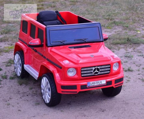 MERCEDES G500 NA AKUMULATOR MIĘKKIE KOŁA EVA, MIĘKKIE SIEDZENIE, LAKIEROWANY FULL OPCJA/JJ2077 MERCEDES G500 NA AKUMULATOR MIĘKKIE KOŁA EVA, MIĘKKIE SIEDZENIE, LAKIEROWANY FULL OPCJA/JJ2077