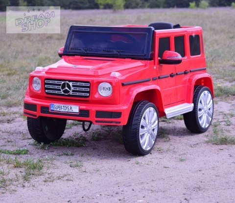 MERCEDES G500 NA AKUMULATOR MIĘKKIE KOŁA EVA, MIĘKKIE SIEDZENIE, LAKIEROWANY FULL OPCJA/JJ2077 MERCEDES G500 NA AKUMULATOR MIĘKKIE KOŁA EVA, MIĘKKIE SIEDZENIE, LAKIEROWANY FULL OPCJA/JJ2077