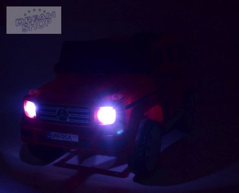 MERCEDES G500 NA AKUMULATOR MIĘKKIE KOŁA EVA, MIĘKKIE SIEDZENIE, LAKIEROWANY FULL OPCJA/JJ2077 MERCEDES G500 NA AKUMULATOR MIĘKKIE KOŁA EVA, MIĘKKIE SIEDZENIE, LAKIEROWANY FULL OPCJA/JJ2077
