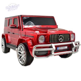 MERCEDES G63 AMG DLA 2 DZIECI, 24V, 4X4, MIĘKKIE KOŁA EVA, MIĘKKIE SIEDZENIE, LAKIER POLEROWANY FULL OPCJA/S-307