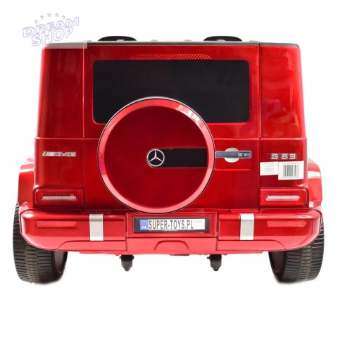 MERCEDES G63 AMG DLA 2 DZIECI, 24V, 4X4, MIĘKKIE KOŁA EVA, MIĘKKIE SIEDZENIE, LAKIER POLEROWANY FULL OPCJA/S-307 MERCEDES G63 AMG DLA 2 DZIECI, 24V, 4X4, MIĘKKIE KOŁA EVA, MIĘKKIE SIEDZENIE, LAKIER POLEROWANY FULL OPCJA/S-307