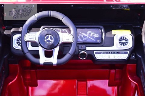 MERCEDES G63 AMG DLA 2 DZIECI, 24V, 4X4, MIĘKKIE KOŁA EVA, MIĘKKIE SIEDZENIE, LAKIER POLEROWANY FULL OPCJA/S-307 MERCEDES G63 AMG DLA 2 DZIECI, 24V, 4X4, MIĘKKIE KOŁA EVA, MIĘKKIE SIEDZENIE, LAKIER POLEROWANY FULL OPCJA/S-307
