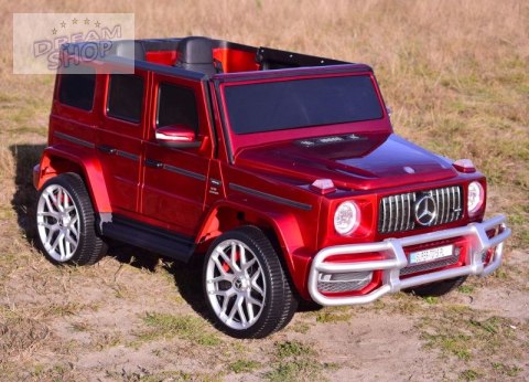 MERCEDES G63 AMG DLA 2 DZIECI, 24V, 4X4, MIĘKKIE KOŁA EVA, MIĘKKIE SIEDZENIE, LAKIER POLEROWANY FULL OPCJA/S-307 MERCEDES G63 AMG DLA 2 DZIECI, 24V, 4X4, MIĘKKIE KOŁA EVA, MIĘKKIE SIEDZENIE, LAKIER POLEROWANY FULL OPCJA/S-307