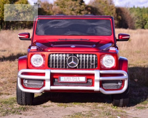 MERCEDES G63 AMG DLA 2 DZIECI, 24V, 4X4, MIĘKKIE KOŁA EVA, MIĘKKIE SIEDZENIE, LAKIER POLEROWANY FULL OPCJA/S-307 MERCEDES G63 AMG DLA 2 DZIECI, 24V, 4X4, MIĘKKIE KOŁA EVA, MIĘKKIE SIEDZENIE, LAKIER POLEROWANY FULL OPCJA/S-307