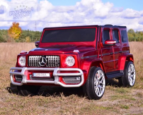 MERCEDES G63 AMG DLA 2 DZIECI, 24V, 4X4, MIĘKKIE KOŁA EVA, MIĘKKIE SIEDZENIE, LAKIER POLEROWANY FULL OPCJA/S-307 MERCEDES G63 AMG DLA 2 DZIECI, 24V, 4X4, MIĘKKIE KOŁA EVA, MIĘKKIE SIEDZENIE, LAKIER POLEROWANY FULL OPCJA/S-307