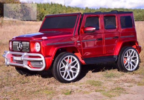 MERCEDES G63 AMG DLA 2 DZIECI, 24V, 4X4, MIĘKKIE KOŁA EVA, MIĘKKIE SIEDZENIE, LAKIER POLEROWANY FULL OPCJA/S-307 MERCEDES G63 AMG DLA 2 DZIECI, 24V, 4X4, MIĘKKIE KOŁA EVA, MIĘKKIE SIEDZENIE, LAKIER POLEROWANY FULL OPCJA/S-307