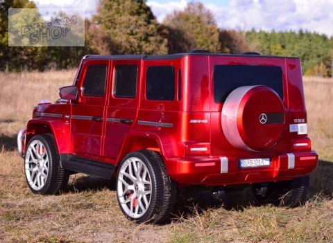 MERCEDES G63 AMG DLA 2 DZIECI, 24V, 4X4, MIĘKKIE KOŁA EVA, MIĘKKIE SIEDZENIE, LAKIER POLEROWANY FULL OPCJA/S-307 MERCEDES G63 AMG DLA 2 DZIECI, 24V, 4X4, MIĘKKIE KOŁA EVA, MIĘKKIE SIEDZENIE, LAKIER POLEROWANY FULL OPCJA/S-307