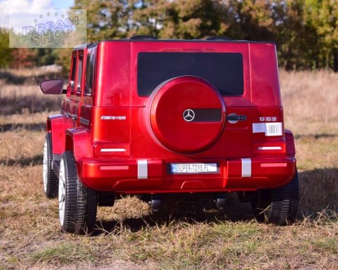 MERCEDES G63 AMG DLA 2 DZIECI, 24V, 4X4, MIĘKKIE KOŁA EVA, MIĘKKIE SIEDZENIE, LAKIER POLEROWANY FULL OPCJA/S-307 MERCEDES G63 AMG DLA 2 DZIECI, 24V, 4X4, MIĘKKIE KOŁA EVA, MIĘKKIE SIEDZENIE, LAKIER POLEROWANY FULL OPCJA/S-307