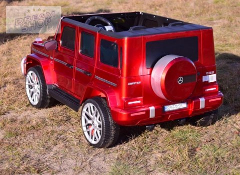 MERCEDES G63 AMG DLA 2 DZIECI, 24V, 4X4, MIĘKKIE KOŁA EVA, MIĘKKIE SIEDZENIE, LAKIER POLEROWANY FULL OPCJA/S-307 MERCEDES G63 AMG DLA 2 DZIECI, 24V, 4X4, MIĘKKIE KOŁA EVA, MIĘKKIE SIEDZENIE, LAKIER POLEROWANY FULL OPCJA/S-307