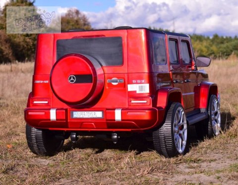 MERCEDES G63 AMG DLA 2 DZIECI, 24V, 4X4, MIĘKKIE KOŁA EVA, MIĘKKIE SIEDZENIE, LAKIER POLEROWANY FULL OPCJA/S-307 MERCEDES G63 AMG DLA 2 DZIECI, 24V, 4X4, MIĘKKIE KOŁA EVA, MIĘKKIE SIEDZENIE, LAKIER POLEROWANY FULL OPCJA/S-307