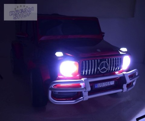 MERCEDES G63 AMG DLA 2 DZIECI, 24V, 4X4, MIĘKKIE KOŁA EVA, MIĘKKIE SIEDZENIE, LAKIER POLEROWANY FULL OPCJA/S-307 MERCEDES G63 AMG DLA 2 DZIECI, 24V, 4X4, MIĘKKIE KOŁA EVA, MIĘKKIE SIEDZENIE, LAKIER POLEROWANY FULL OPCJA/S-307
