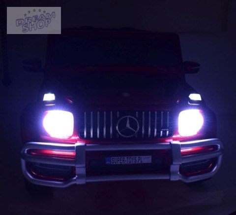 MERCEDES G63 AMG DLA 2 DZIECI, 24V, 4X4, MIĘKKIE KOŁA EVA, MIĘKKIE SIEDZENIE, LAKIER POLEROWANY FULL OPCJA/S-307 MERCEDES G63 AMG DLA 2 DZIECI, 24V, 4X4, MIĘKKIE KOŁA EVA, MIĘKKIE SIEDZENIE, LAKIER POLEROWANY FULL OPCJA/S-307