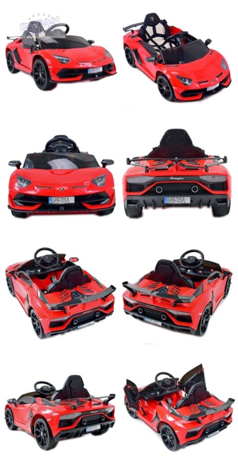 ORYGINALNE LAMBORGHINI AVENTADOR - WERSJA KARBON - MIĘKKIE KOŁA, MIĘKKIE SIEDZENIE, SUPER JAKOŚĆ/SX2018