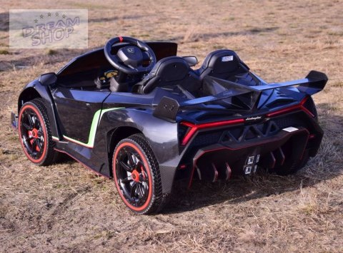 ORYGINALNE LAMBORGHINI VENENO NA AKUMULATOR, MIĘKKIE KOŁA, MIĘKKIE SIEDZENIE/XMX615 ORYGINALNE LAMBORGHINI VENENO NA AKUMULATOR, MIĘKKIE KOŁA, MIĘKKIE SIEDZENIE/XMX615