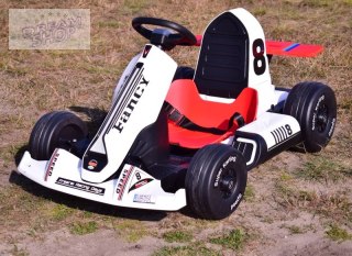 SZYBKI GOKART FANCY NA AKUMULATOR 12V, REGULOWANA - ROZSUWANA RAMA, SUPER ZABAWA\BDQ-8