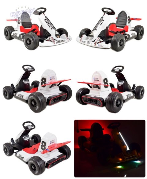 SZYBKI GOKART FANCY NA AKUMULATOR 12V, REGULOWANA - ROZSUWANA RAMA, SUPER ZABAWA\BDQ-8 SZYBKI GOKART FANCY NA AKUMULATOR 12V, REGULOWANA - ROZSUWANA RAMA, SUPER ZABAWA\BDQ-8