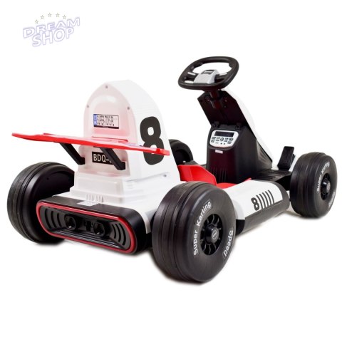 SZYBKI GOKART FANCY NA AKUMULATOR 12V, REGULOWANA - ROZSUWANA RAMA, SUPER ZABAWA\BDQ-8 SZYBKI GOKART FANCY NA AKUMULATOR 12V, REGULOWANA - ROZSUWANA RAMA, SUPER ZABAWA\BDQ-8
