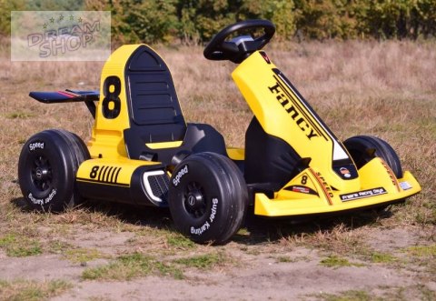 SZYBKI GOKART FANCY NA AKUMULATOR 12V, REGULOWANA - ROZSUWANA RAMA, SUPER ZABAWA\BDQ-8 SZYBKI GOKART FANCY NA AKUMULATOR 12V, REGULOWANA - ROZSUWANA RAMA, SUPER ZABAWA\BDQ-8