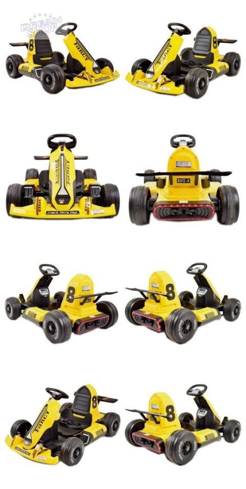 SZYBKI GOKART FANCY NA AKUMULATOR 12V, REGULOWANA - ROZSUWANA RAMA, SUPER ZABAWA\BDQ-8 SZYBKI GOKART FANCY NA AKUMULATOR 12V, REGULOWANA - ROZSUWANA RAMA, SUPER ZABAWA\BDQ-8