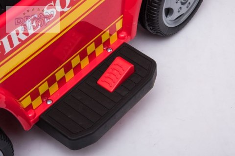 JEŹDZIK NA AKUMULATOR STRAŻ POŻARNA Z ARMATKĄ I BAŃKAMI/GTS-6688-A