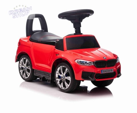JEŹDZIK, ODPYCHACZ, BUJAK, PCHACZ, ORYGINALNE BMW M5, DŹWIĘKI ŚWIATŁA, MIĘKKIE SIEDZENIE, AKUMULATOR/SXZ2078-PUSH