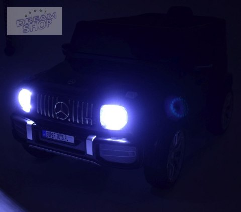 MERCEDES G63 NA AKUMULATOR MIĘKKIE KOŁA EVA, MIĘKKIE SIEDZENIE, FULL OPCJA/S-306 MERCEDES G63 NA AKUMULATOR MIĘKKIE KOŁA EVA, MIĘKKIE SIEDZENIE, FULL OPCJA/S-306