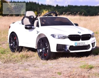 ORYGINALNE BMW M5 24V Z FUNKCJĄ DRIFTU - MIĘKKIE KOŁA, MIĘKKIE SIEDZENIE /SX2118