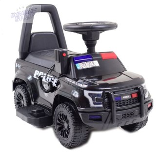 SAMOCHÓD NA AKUMULATOR POLICJA - DŹWIĘKI ŚWIATŁA, MEGAFON/QLS993D