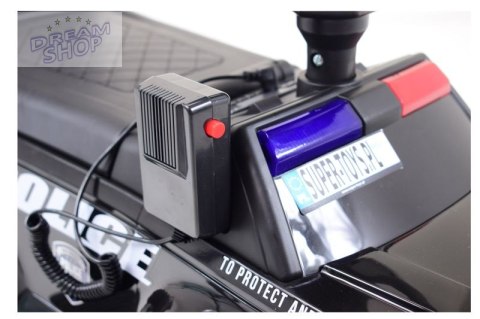 SAMOCHÓD NA AKUMULATOR POLICJA - DŹWIĘKI ŚWIATŁA, MEGAFON/QLS993D SAMOCHÓD NA AKUMULATOR POLICJA - DŹWIĘKI ŚWIATŁA, MEGAFON/QLS993D