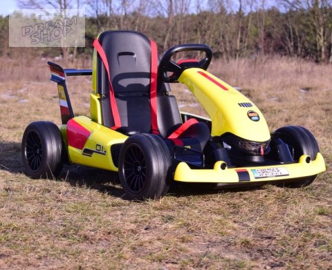 SZYBKI GOKART NA AKUMULATOR 12 V, CZUJNIK ANTYKOLIZYJNY/XMX-619