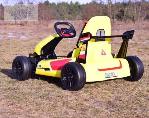 SZYBKI GOKART NA AKUMULATOR 12 V, CZUJNIK ANTYKOLIZYJNY/XMX-619