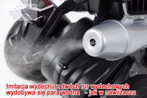 DUŻY MOTOR ŚCIGACZ Z SYMULACJĄ WYDECHU, MIĘKKIE KOŁA STRONG 2 EXCLUSIVE/6288A DUŻY MOTOR ŚCIGACZ Z SYMULACJĄ WYDECHU, MIĘKKIE KOŁA STRONG 2 EXCLUSIVE/6288A