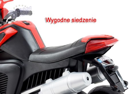 DUŻY MOTOR ŚCIGACZ Z SYMULACJĄ WYDECHU, MIĘKKIE KOŁA STRONG 2 EXCLUSIVE/6288A DUŻY MOTOR ŚCIGACZ Z SYMULACJĄ WYDECHU, MIĘKKIE KOŁA STRONG 2 EXCLUSIVE/6288A
