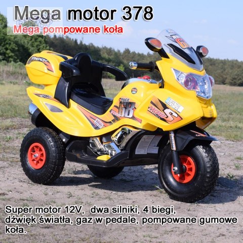 MEGA MOTOR 4 BIEGI,2 SILNIKI STRONG 2,OPARCIE, POMPOWANE KOŁA/ PB-378 MEGA MOTOR 4 BIEGI,2 SILNIKI STRONG 2,OPARCIE, POMPOWANE KOŁA/ PB-378