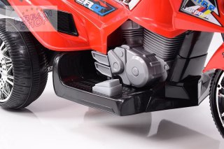 MEGA WIELKI MOTOR HERO Z DŹWIĘKAMI NA POMPOWANYCH KOŁACH NOWOŚĆ / 8815 12 V
