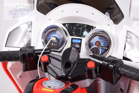 MEGA WIELKI MOTOR HERO Z DŹWIĘKAMI NA POMPOWANYCH KOŁACH NOWOŚĆ / 8815 12 V MEGA WIELKI MOTOR HERO Z DŹWIĘKAMI NA POMPOWANYCH KOŁACH NOWOŚĆ / 8815 12 V