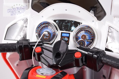 MEGA WIELKI MOTOR HERO Z DŹWIĘKAMI NA POMPOWANYCH KOŁACH NOWOŚĆ / 8815 12 V MEGA WIELKI MOTOR HERO Z DŹWIĘKAMI NA POMPOWANYCH KOŁACH NOWOŚĆ / 8815 12 V