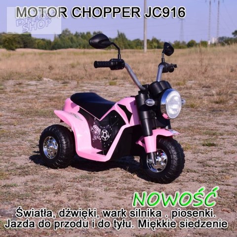 MOTOR CHOPPER - PIERWSZY MOTOREK DLA DZIECKA, MIĘKKIE SIEDZENIE/JC916 MOTOR CHOPPER - PIERWSZY MOTOREK DLA DZIECKA, MIĘKKIE SIEDZENIE/JC916