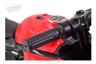 NAJNOWSZY WIELKI MOTOR ŚCIGACZ , ŚWIECĄCE KOŁA, PANEL, DŹWIĘKI, SKÓRA, GAZ W MANETCE/FT8728