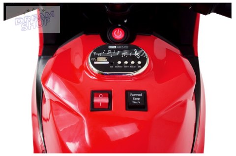 NAJNOWSZY WIELKI MOTOR ŚCIGACZ , ŚWIECĄCE KOŁA, PANEL, DŹWIĘKI, SKÓRA, GAZ W MANETCE/FT8728