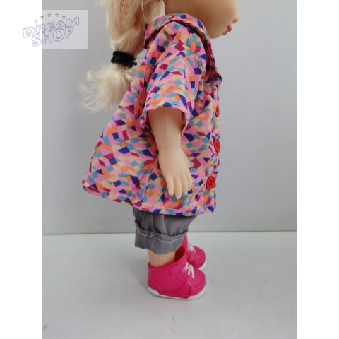 WOOPIE Kolorowe Ubranko dla Lalki Piesek Kurteczka Czapeczka 43-46 cm WOOPIE Kolorowe Ubranko dla Lalki Piesek Kurteczka Czapeczka 43-46 cm