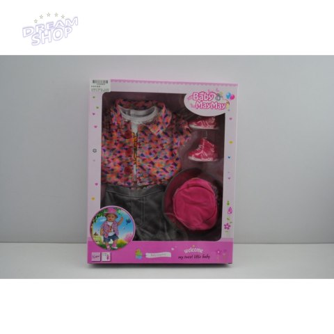 WOOPIE Kolorowe Ubranko dla Lalki Piesek Kurteczka Czapeczka 43-46 cm WOOPIE Kolorowe Ubranko dla Lalki Piesek Kurteczka Czapeczka 43-46 cm