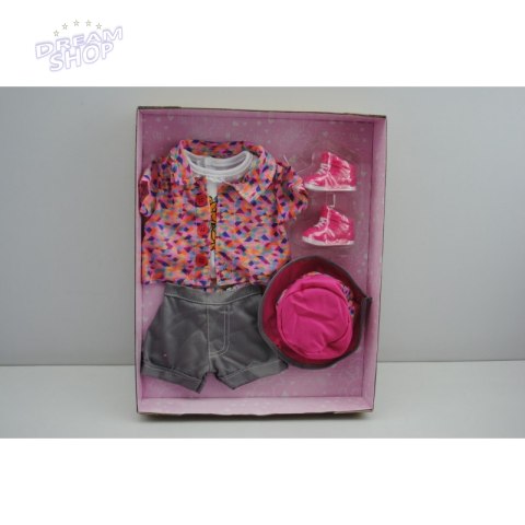 WOOPIE Kolorowe Ubranko dla Lalki Piesek Kurteczka Czapeczka 43-46 cm WOOPIE Kolorowe Ubranko dla Lalki Piesek Kurteczka Czapeczka 43-46 cm